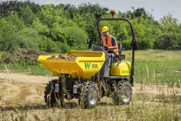 DW15e when removing soil in the field