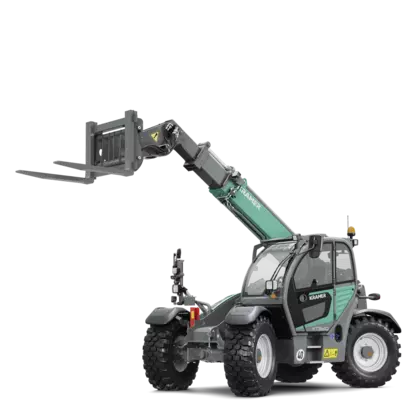 The Kramer telehandler KT3610 in a studio.