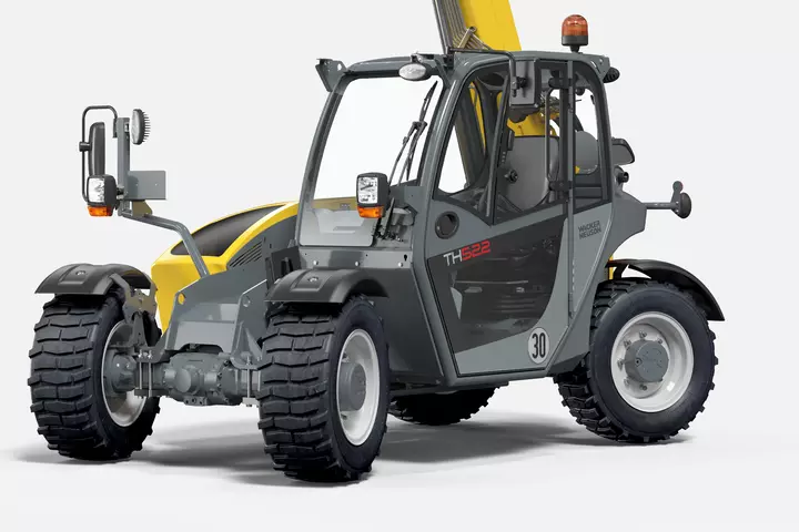 Wacker Neuson telehandler TH522, Entry and exit