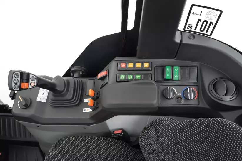 Weidemann Hoftrac 1390, Farborientiertes Bedienkonzept