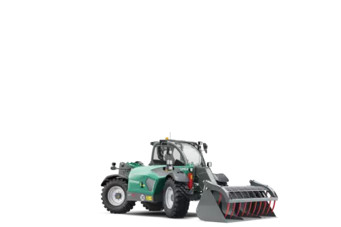 The Kramer telehandler KT357 in a studio.