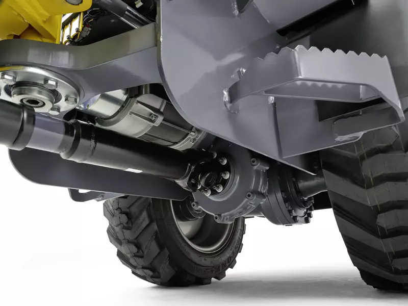 Wacker Neuson wheel loader WL20e Li-Ion detail picture studio