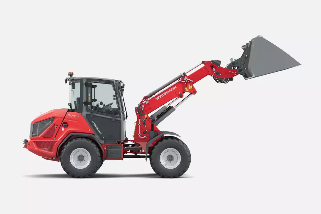 Weidemann Teleskop Rad Lader 2090T Kabine mit Leichtgewicht Ladeschaufel, studio