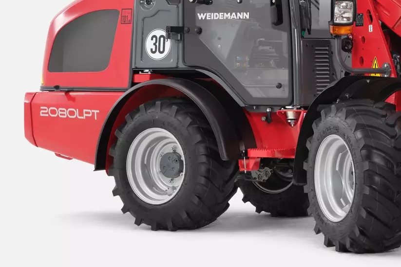 Weidemann telescopic wheel loader 2080LPT, Entry and exit
