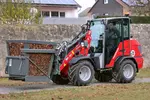 Weidemann attachment Pallet fork, in action municipality, Hoftrac 1390