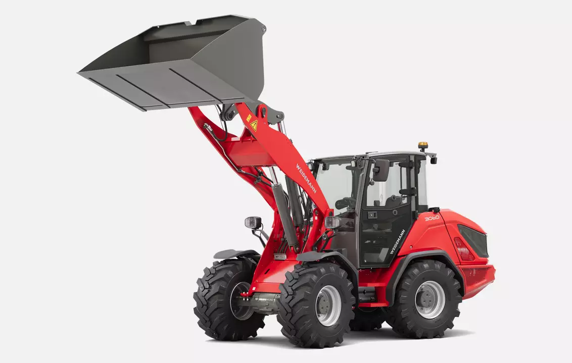 Weidemann Radlader 3060 mit Leichtgutschaufel, Studio
