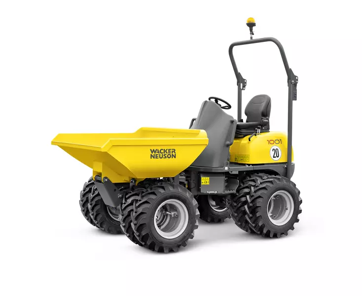 Wheel dumper 1001 with twin tires