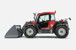 Weidemann telehandler T7042 cabin with light material bucket square, studio