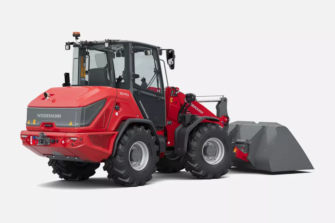 Weidemann  Radlader 3090 Kabine mit Leichtgewicht Eimer, studio