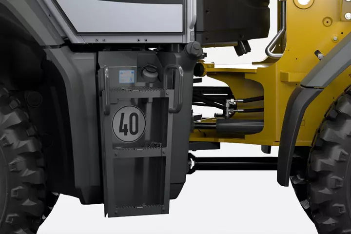 Wacker Neuson wheel loader WL95, WL110, Vibration damping