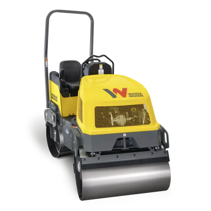 Wacker Neuson Tandem Roller RD12 studio picture.
