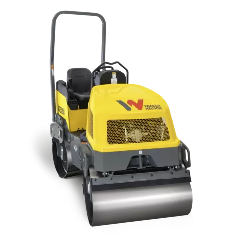 Wacker Neuson Tandem Roller RD12 studio picture.