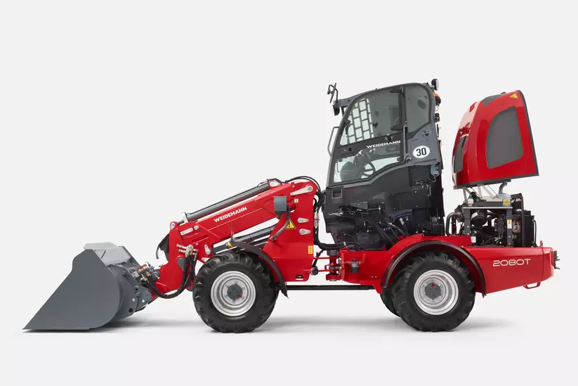 Weidemann Teleskopradlader 2080T, Kippbare Kabine