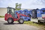 Weidemann Hoftrac 1190e mit Palettengabel, Einsatz
