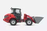 Weidemann wheel loader 2060 cabin with light good bucket, studio