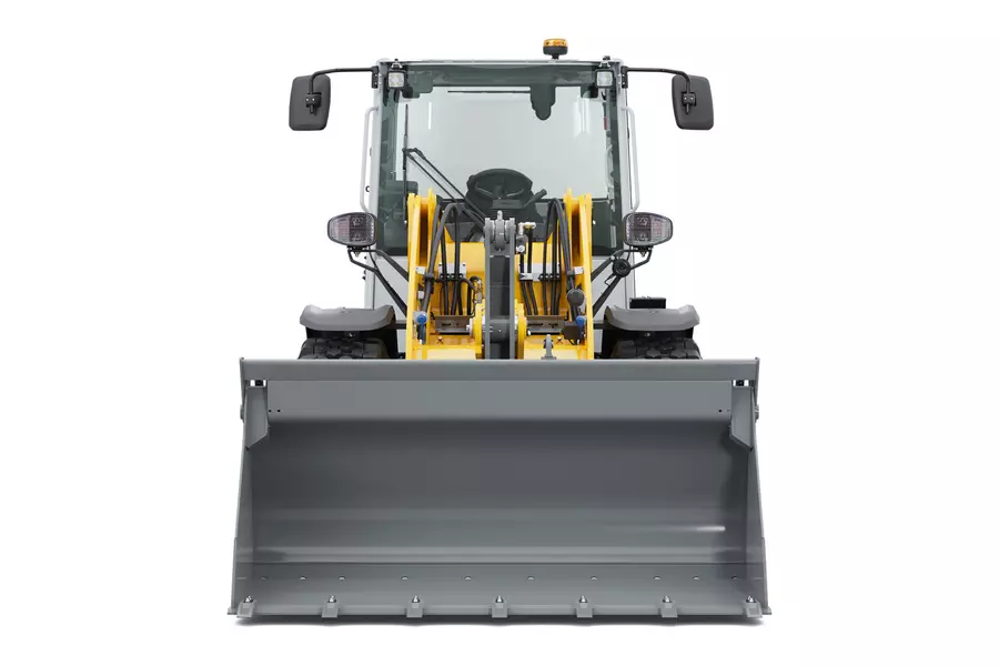 Wacker Neuson wheel WL1150 cabin with earth shovel, studio