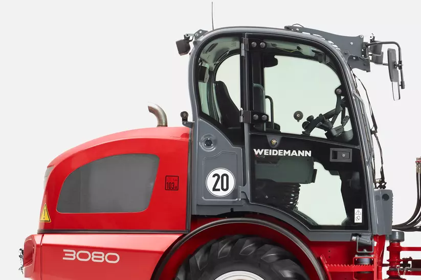 Weidemann Radlader 3080, Fahrerstand