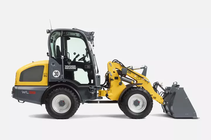 Wacker Neuson wheel loader WL38, Ergonomic workplace