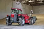 Weidemann telehandler T7035 with cargo bucket, application