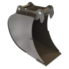 Bucket with knife