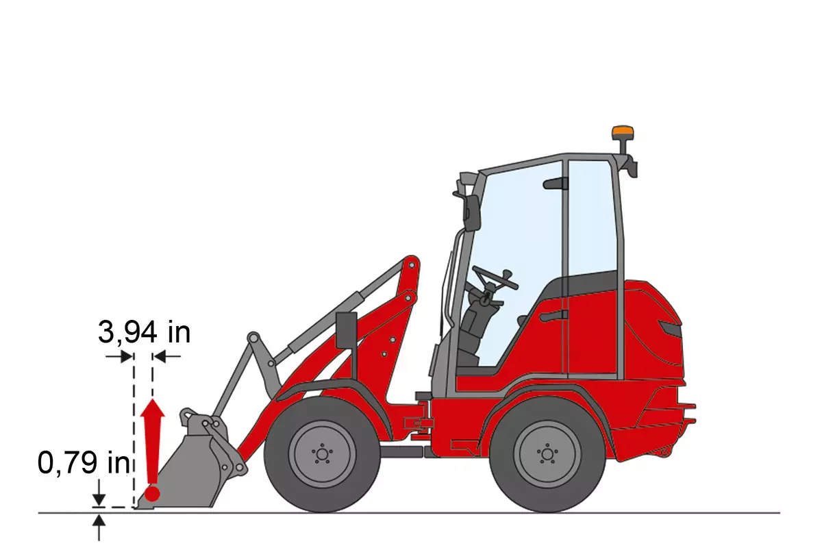 Hoftrac Grafik zur Erklärung Hubkraft, Reißkraft und Kipplast