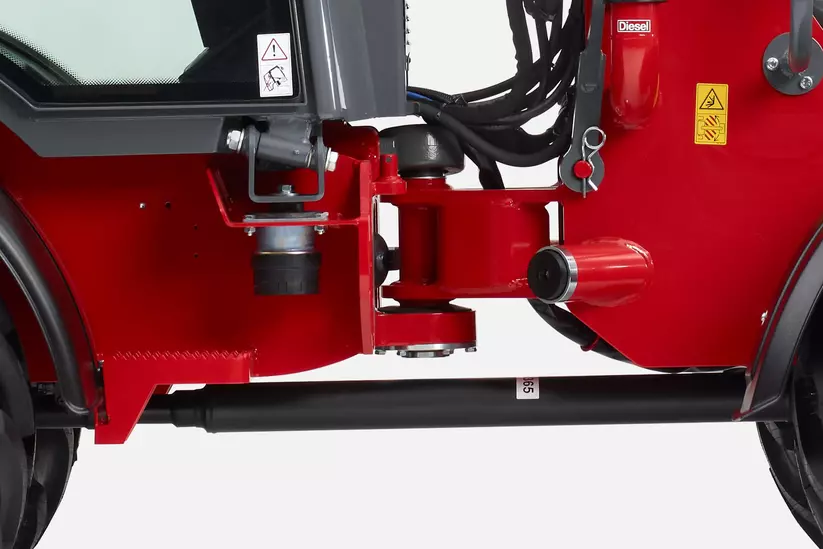 Weidemann Radlader 2080, Schwingungsdämpfung Fahrerstand Kabine