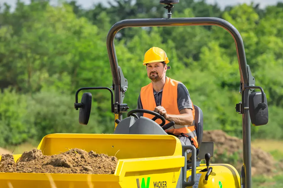 DW15e when removing soil in the field
