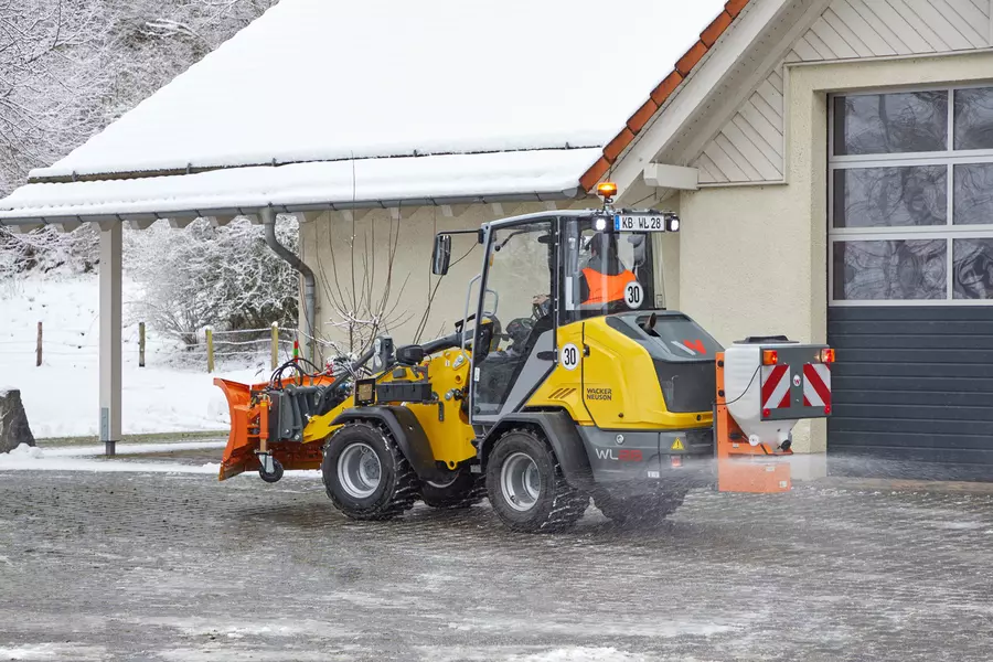 Wacker Neuson attachment, Small gritter