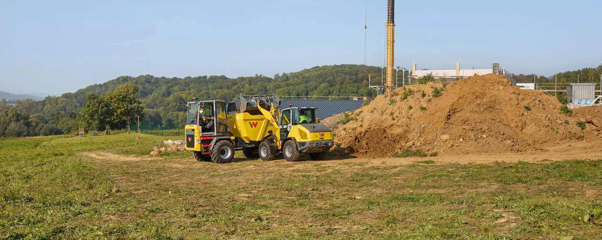 Wacker Neuson wheel loader WL950 in action