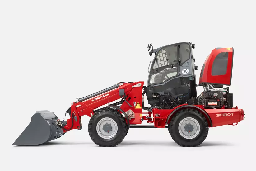 Weidemann Teleskopradlader 3080T, Kippbare Kabine