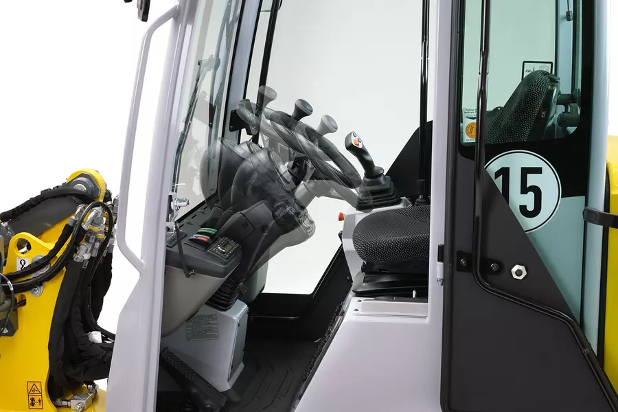 Wacker Neuson Radlader WL300e Detail Bild Studio