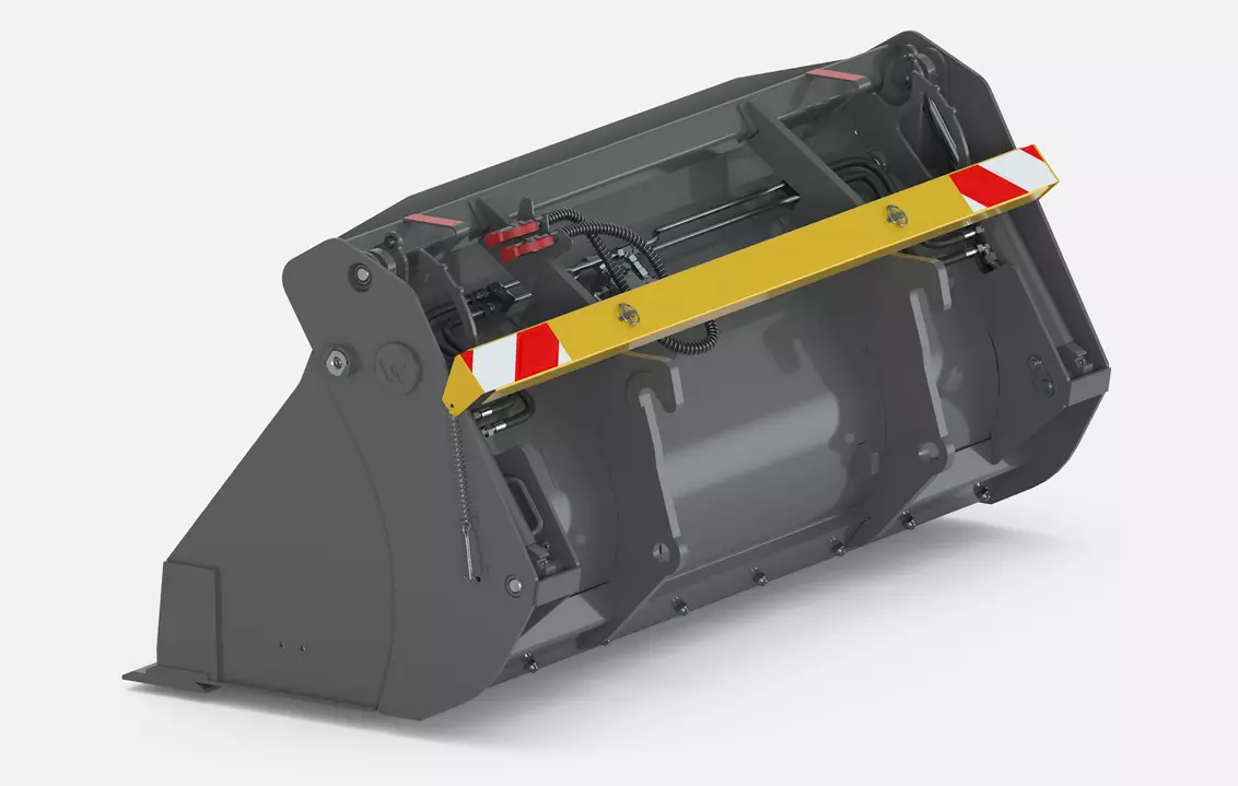 Weidemann attachment 4-in-1 bucket with interchangeable cutting edge, Studio
