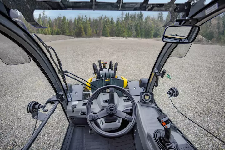 Die Kramer Radlader verfügen über eine 360° Rundumsicht.