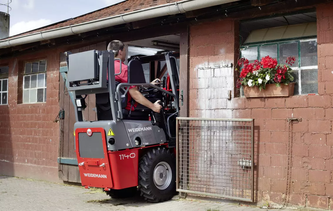 Weidemann Hoftrac 1140 mit  Easy Protection System (eps), Einsatz