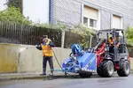 Weidemann Hoftrac 1280 Fahrerschutzdach mit Hochdruckreiniger, Einsatz
