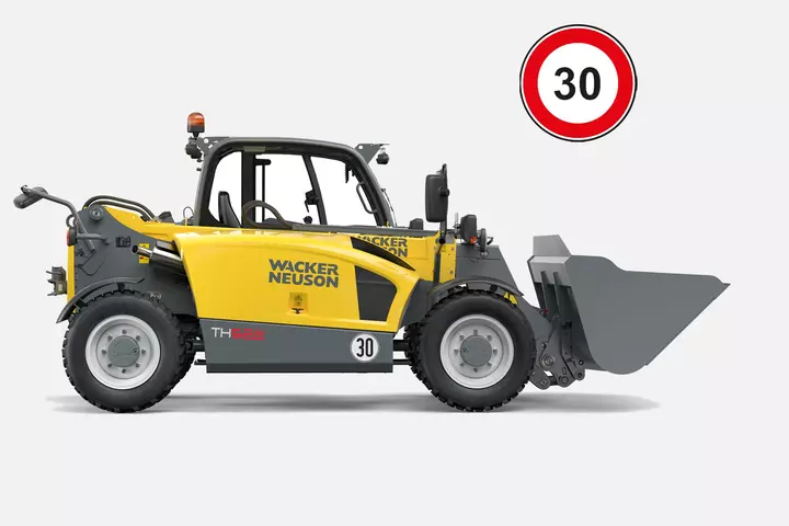 Wacker Neuson telehandler TH412, speed 30km/h