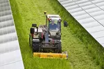 Weidemann attachment Flail mower, in action industry, Telehandler T4512