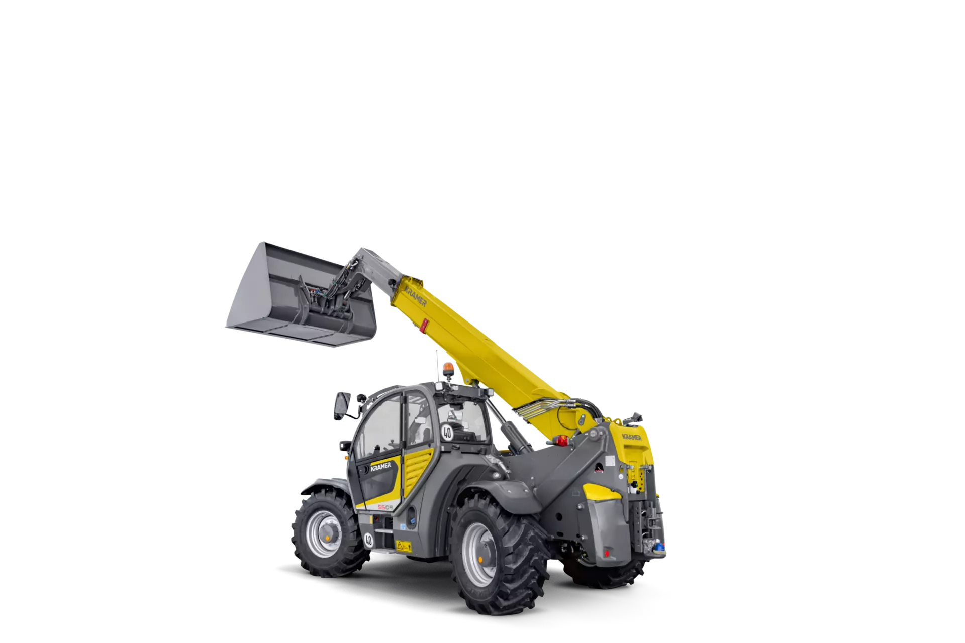 The Kramer telehandler 5509 in a studio.