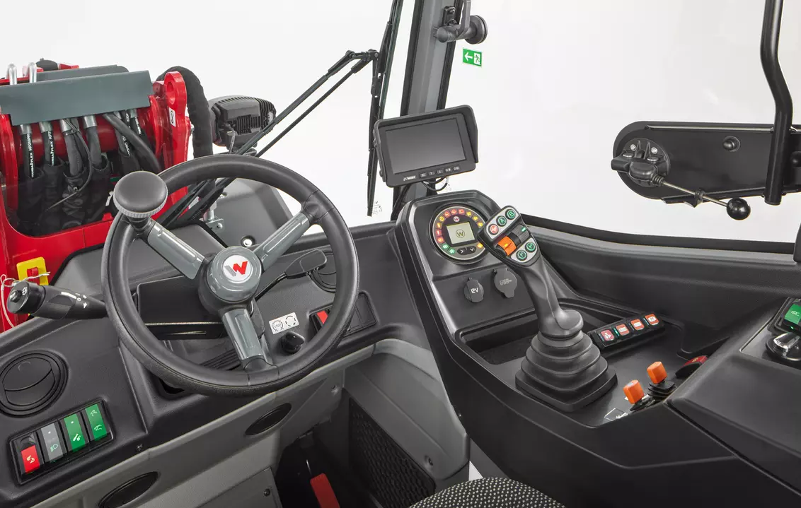 Weidemann telescopic wheel loader 2060T, 3060T, 4060T, console, studio
