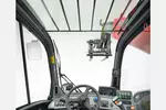 Weidemann telehandler T7035 cabin with view forward, studio