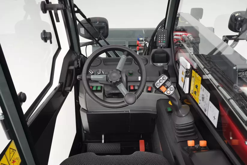 Weidemann Teleskoplader T4512e Lüftung nach Bedarf, Studio