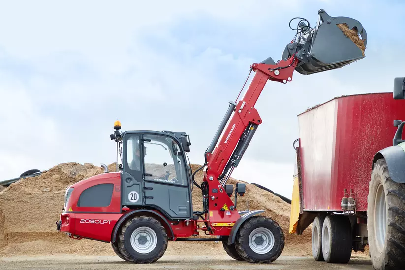 Weidemann telescopic wheel loader 2080LPT, LP Construction