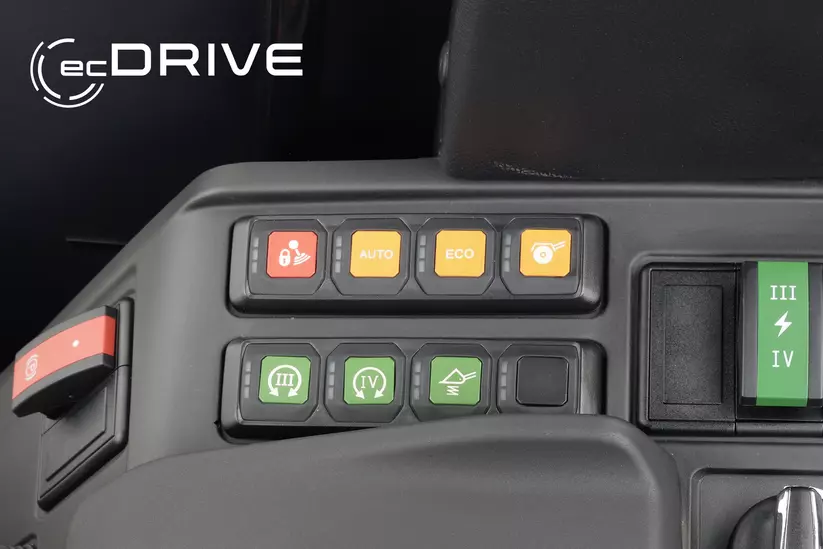 Weidemann Hoftrac 1390, ecDrive: Elektronisch geregelter Fahrantrieb