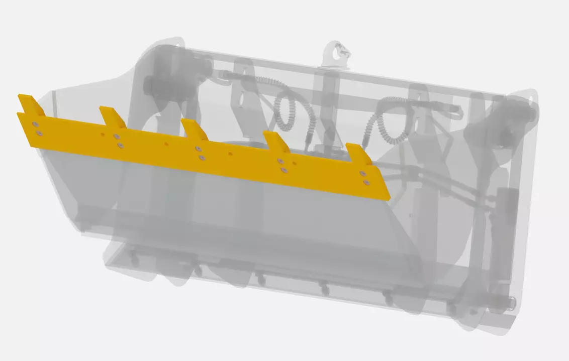 Weidemann attachment 4-in-1 bucket with ripper teeth, Studio
