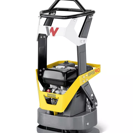 Round plate: The combination of rammer and single direction vibratory plate