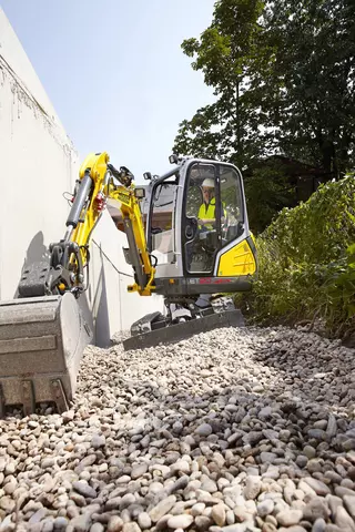 Easy backfilling of a construction site with ET20 VDS