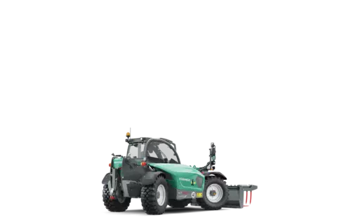 The Kramer telehandler KT407 in a studio.