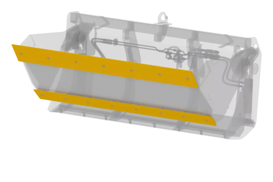 Wacker Neuson attachment, 4-in-1 shovel with two interchangeable cutting edge