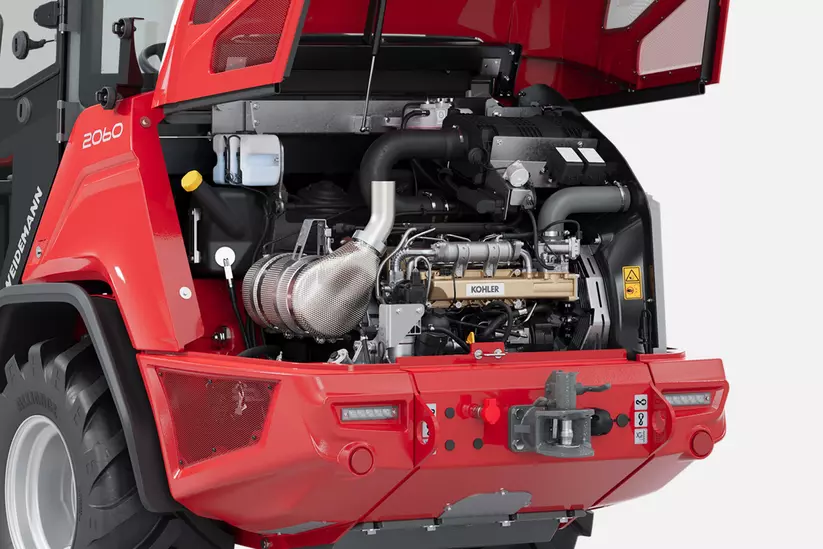 Weidemann Radlader 2060 im Studio, Abgasnorm Motorenauswahl