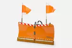 Weidemann attachment V-Snow plow, Studio